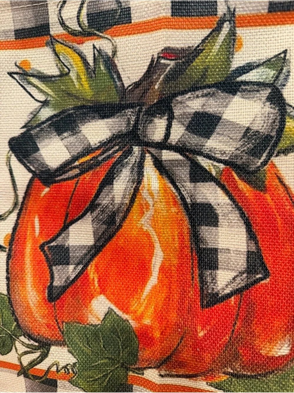 Pumpkin Placemats Fall, Halloween, Thanksgiving Set 4 13 X 17 Woven Material